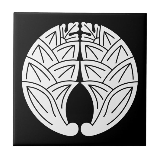 ジンガーを抱き込む タイル (正面)