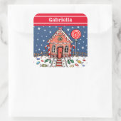 ジンガーパーソナライズされたブレッドハウス スクエアシール (バッグ)