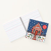 ジンガーパーソナライズされたブレッドハウス ノートブック (内部)