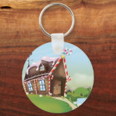 ジンガーブレッドの家 キーホルダー (正面)
