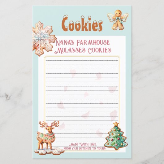 ジンガーブレッドウィーズヴィンテージファームハウスレシピページ (正面)