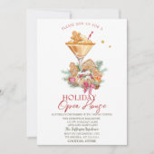 ジンガーブレッドカクテルクッキーズホリデーオープンハウス 招待状 (正面)