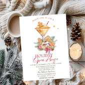 ジンガーブレッドカクテルクッキーズホリデーオープンハウス 招待状