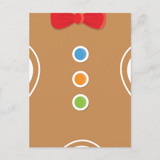 ジンガーブレッドカード ポストカード (正面)