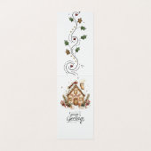 ジンガーブレッドキッチンツリー&レシピカード 名刺 (内部フラット)