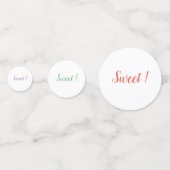 ジンガーブレッドキャンディーハウステーブル コンフェッティ (裏面)