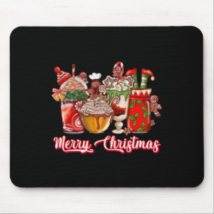 ジンガーブレッドクッキークリスマスコーヒーカップラテDri マウスパッド