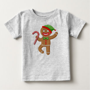 ジンガーブレッドクッキーベビーTシャツ ベビーTシャツ