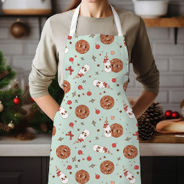 ジンガーブレッドクッキー&ミルクホリデーベーキング エプロン