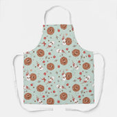 ジンガーブレッドクッキー&ミルクホリデーベーキング エプロン (正面)