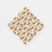 ジンガーブレッドクリスマス紙ナプキンス スタンダードランチョンナプキン (角)