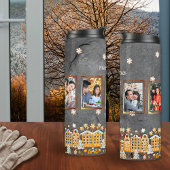 ジンガーブレッドタウン5写真テンプレート熱タンブラー タンブラー