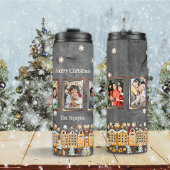 ジンガーブレッドタウン5写真テンプレート熱タンブラー タンブラー