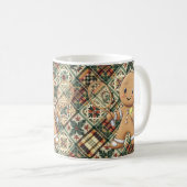 ジンガーブレッドテニスグランドスラム🎾🎄カスタム文字 コーヒーマグカップ (正面右)