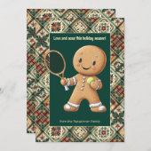 ジンガーブレッドテニスグランドスラム🎾🎄カスタム文字 シーズンカード (正面/裏面)