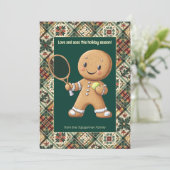 ジンガーブレッドテニスグランドスラム🎾🎄カスタム文字 シーズンカード (スタンド正面)