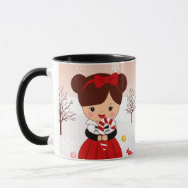ジンガーブレッドハウスと小さな女の子MUG マグカップ