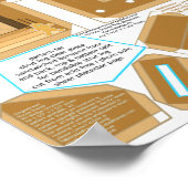 ジンガーブレッドハウスウイニーズホームフォトオーナメント ポスター (角)