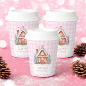 ジンガーブレッドハウスガールバースデーパーティー 紙コップ