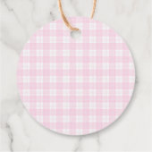 ジンガーブレッドハウスガール1st誕生日パーティー フェイバータグ (裏面)