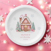 ジンガーブレッドハウスガール1st誕生日パーティー