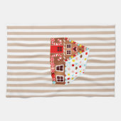 ジンガーブレッドハウスキッチンタオル キッチンタオル (横)