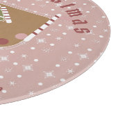 ジンガーブレッドハウスキャンパーファミリー名 カッティングボード (角)