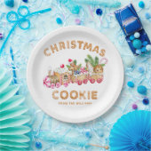 ジンガーブレッドハウスクッキー交換クリスマスパーティー ペーパープレート (パーティー)