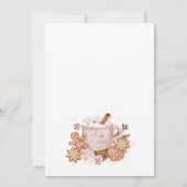 ジンガーブレッドハウスクッキー交換クリスマスパーティー 招待状 (裏面)