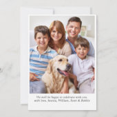 ジンガーブレッドハウスクッキー交換クリスマスパーティー 招待状 (裏面)