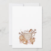 ジンガーブレッドハウスクッキー交換クリスマスパーティー 招待状 (裏面)