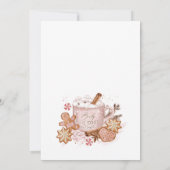 ジンガーブレッドハウスクッキー交換クリスマスパーティー 招待状 (裏面)