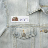 ジンガーブレッドハウスクリスマスウィンターホリデー 名札 (インサイチュ)