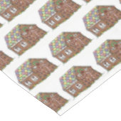 ジンガーブレッドハウスクリスマスキャンディホリデースウィート テーブルクロス (アングル)