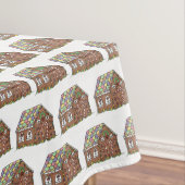 ジンガーブレッドハウスクリスマスキャンディホリデースウィート テーブルクロス (インサイチュ)