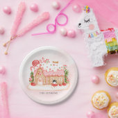 ジンガーブレッドハウスクリスマスパーティー ペーパープレート (パーティー)