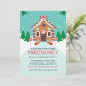ジンガーブレッドハウスクリスマスホリデーパーティー 招待状 (スタンド正面)
