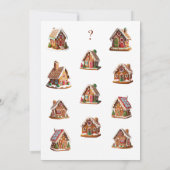 ジンガーブレッドハウスコンテストパーティの招待状 招待状 (裏面)