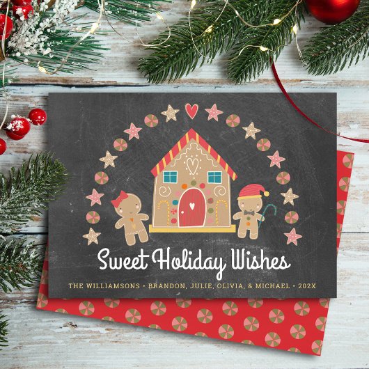 ジンガーブレッドハウススウィートウィズシャルボードフェスティバル シーズンカード