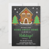 ジンガーブレッドハウスニューホームフォーザホリデー シーズンカード (正面)