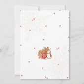 ジンガーブレッドハウスバースデーパーティーの招待状 招待状 (裏面)