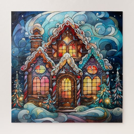 ジンガーブレッドハウスパズル ジグソーパズル (縦)