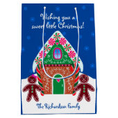 ジンガーブレッドハウスファミリースウィートクリスマス ミディアムペーパーバッグ (裏面)