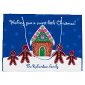 ジンガーブレッドハウスファミリースウィートクリスマス ラージペーパーバッグ (裏面)