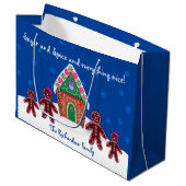 ジンガーブレッドハウスファミリースウィートクリスマス ラージペーパーバッグ (正面アングル)