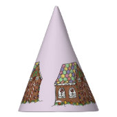 ジンガーブレッドハウスホームスウィートホームクリスマスクリスマス パーティーハット (右)