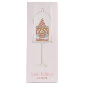 ジンガーブレッドハウス抱き枕 ワインギフトバッグ (正面)