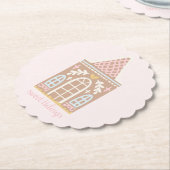 ジンガーブレッドハウス紙コースター ペーパーコースター (アングル)