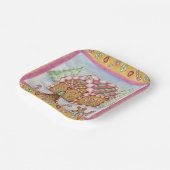 ジンガーブレッドハウス紙プレート ペーパープレート (傾斜あり)