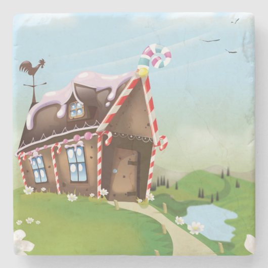 ジンガーブレッドハウス装飾用クッション ストーンコースター (正面)